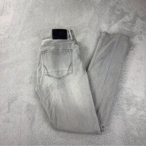 All Saints Cigarette Men's Jeans 32x30 Light Grey Denim